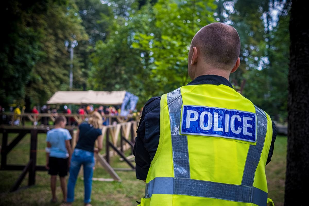 Professioneller Sicherheitsmitarbeiter